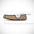 Les Fines Lames LE PETIT Cigar Cutter -Brass Seigaiha