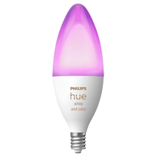 Hue 6 watt Candelabra White and Color Ambiance