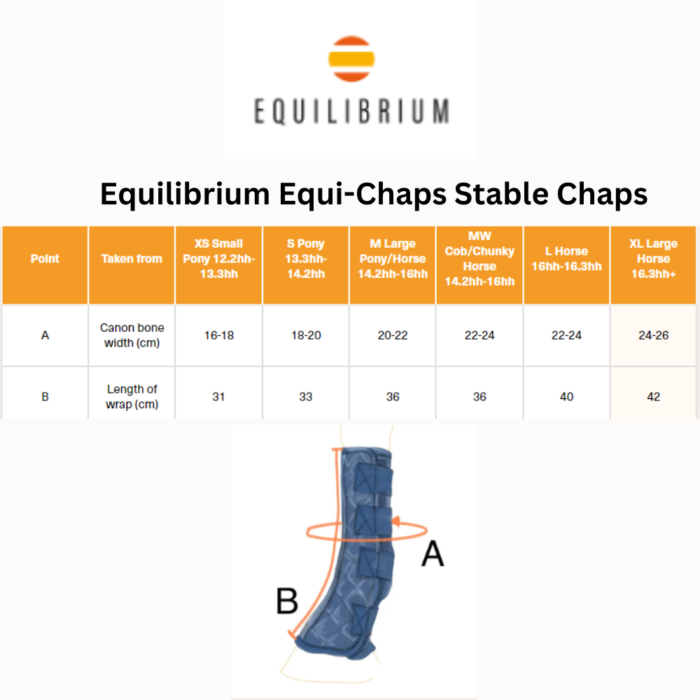Guêtres De Sortie Equilibrium Equi-Chaps Close Contact - Navy/Blue - Occasion