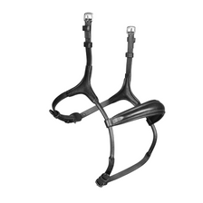Lusso Rolled Padded Cavesson Noseband - Black
