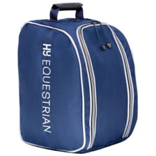 Hy Equestrian Helmet Bag in Navy/Grey