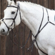 Henry James Saddlery Classic Adjustable Bridge Breastplate - Black