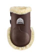 Veredus Carbon Gel Vento Fetlock Boot Sheepskin in brown