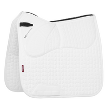 LeMieux ProSorb Plain 2 Pocket Dressage Saddle Pad - White