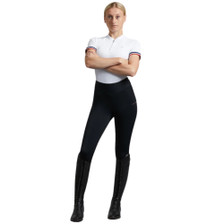 Premier Equine Ladies Aporia Riding Tights in Black - Front Lifestyle