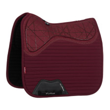 LeMieux Soft Shell Anti Slip Dressage Saddle Pad - Burgundy