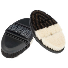 LeMieux Flexi Half & Half Finishing Brush in Black