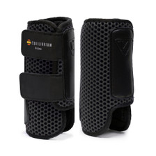 Equilibrium Tri-Zone Impact Sports Front Boots - Black - Front