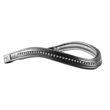 Premier Equine Elaborare Shaped Diamante Browband - Black