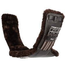 LeMieux Arika Simuwool Contoured Short Stud Girth - Brown