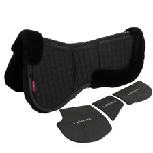 LeMieux Merino+ ProSorb 3 Pocket Half Pad - Black