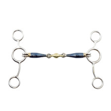 Premier Equine Sweet Iron Tom Thumb with Brass Alloy Lozenge Bit
