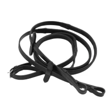Premier Equine Diego Rubber Reins in Black