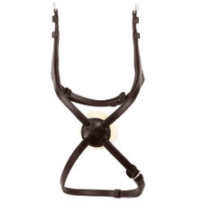 Premier Equine Glorioso Mexican Grackle Noseband in Brown - Front