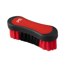 Premier Equine Soft-Touch Hoof Brush in Black/ Red