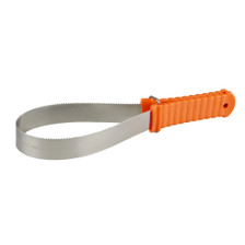 Premier Equine Flexi Metal Sweat Scraper and Shedding Tool in Orange