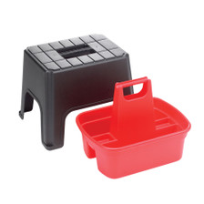 Lincoln step and groom in Black/Red