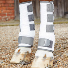Premier Equine Pro-Tech Bug and Fly Boots in White - Pair