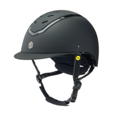 EQx Kylo MIPS Riding Helmet  - Black Matte/Black Trim - Side