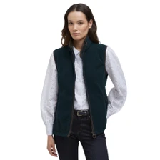 Barbour Ladies Country Colton Fleece Gilet in Navy - Lifestyle Front