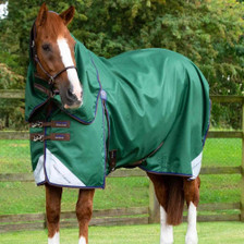 Premier Equine Akoni Stratus Turnout Rug with Classic Neck Cover 0g - Green