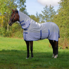 Tempest Original Mesh Summer Shield Fly Rug in Grey - Lifestyle