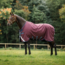 Horseware Amigo 1200D Original Turnout Rug 50g - Burgundy/Navy/Titanium Grey