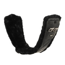 LeMieux Arika Simuwool Contoured Dressage Girth - Black