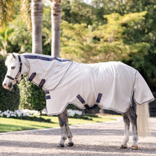 Horseware Amigo Bug Rug Plus Pony Fly Rug - Silver/lime/navy