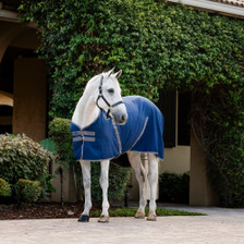 Horseware Rambo Stable Sheet - Navy/Thunderstorm Grey