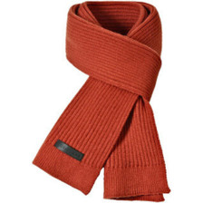 Covalliero Knitted Scarf in Rust - Front