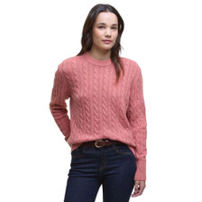 Barbour Ladies Belford Knitted Jumper in Arabesque - Lifestyle Front