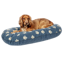 Danish Design Fleece Quilted Mattress Dog Bed in Blue