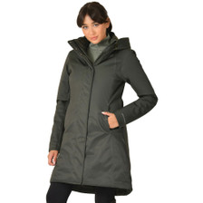 WeatherBeeta Ladies All Purpose Waterproof Longline Equestrian Jacket in midnight green