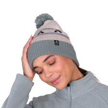 Aubrion React Bobble Hat - Sage/Sand - Front