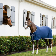 Horseware Amigo Pony Jersey Cooler Rug - Navy/Titanium Grey