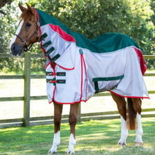 Premier Equine Buster Stay-Dry Super Lite Fly Rug with Surcingles in Green - Lifestyle