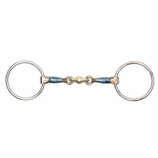 Shires Blue Sweet Iron Lozenge Loose Ring Bit
