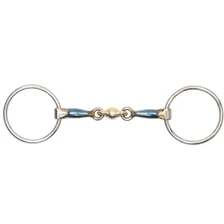 Shires Blue Sweet Iron Lozenge Loose Ring Bit