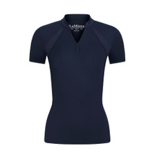 LeMieux Ladies Lisa Mesh Base Layer in Navy - Front