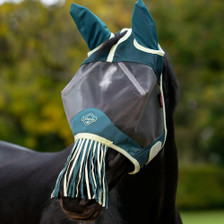 LeMieux Fringe Fly Mask in Jungle - Lifestyle
