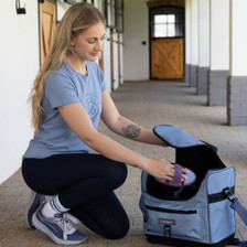 LeMieux Elite Pro Grooming Bag in Powder Blue - Lifestyle
