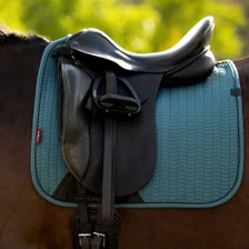LeMieux Essence Dressage Saddle Pad in Jungle - Lifestyle