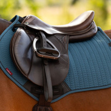 LeMieux Essence Close Contact Saddle Pad in Jungle - Lifestyle