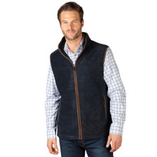 Rydale Mens Huggate Fleece Waistcoat in Ink