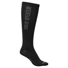 Mountain Horse Team Tech Light Socks in Black - Side