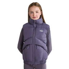 Aztec Diamond Young Rider Mid Layer Gilet - Amethyst Front Close Up