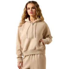 Ariat Ladies Compass Half Zip Sweatshirt - Front