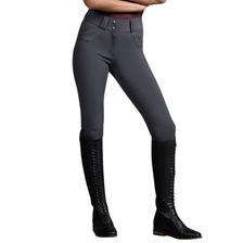 Premier Equine Ladies Torino II Gel Full Seat Riding Breeches - Anthracite