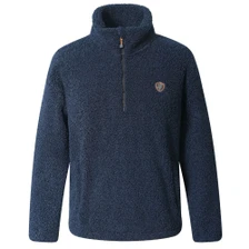 Covalliero Ladies Teddy Sweater in Dark Navy - Front